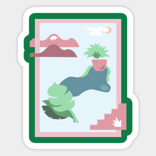 Garden Stairs Sticker